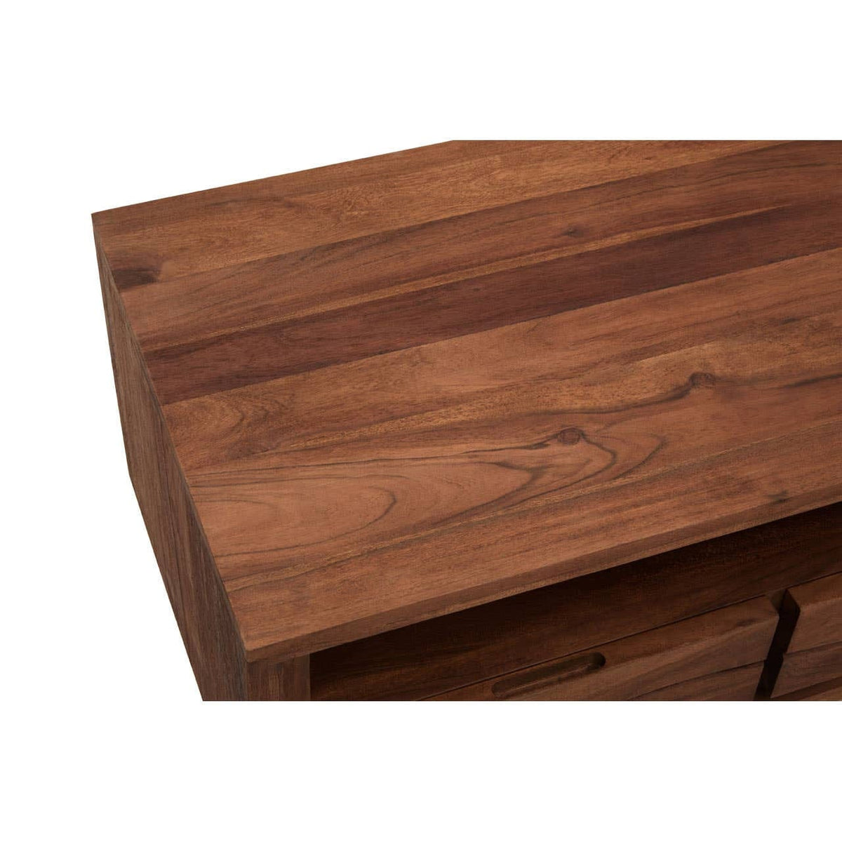 Hamilton Interiors Living Simla Acacia Wood Media Unit House of Isabella UK