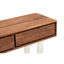 Hamilton Interiors Living Simla Acacia Wood Two Drawer Console Table House of Isabella UK