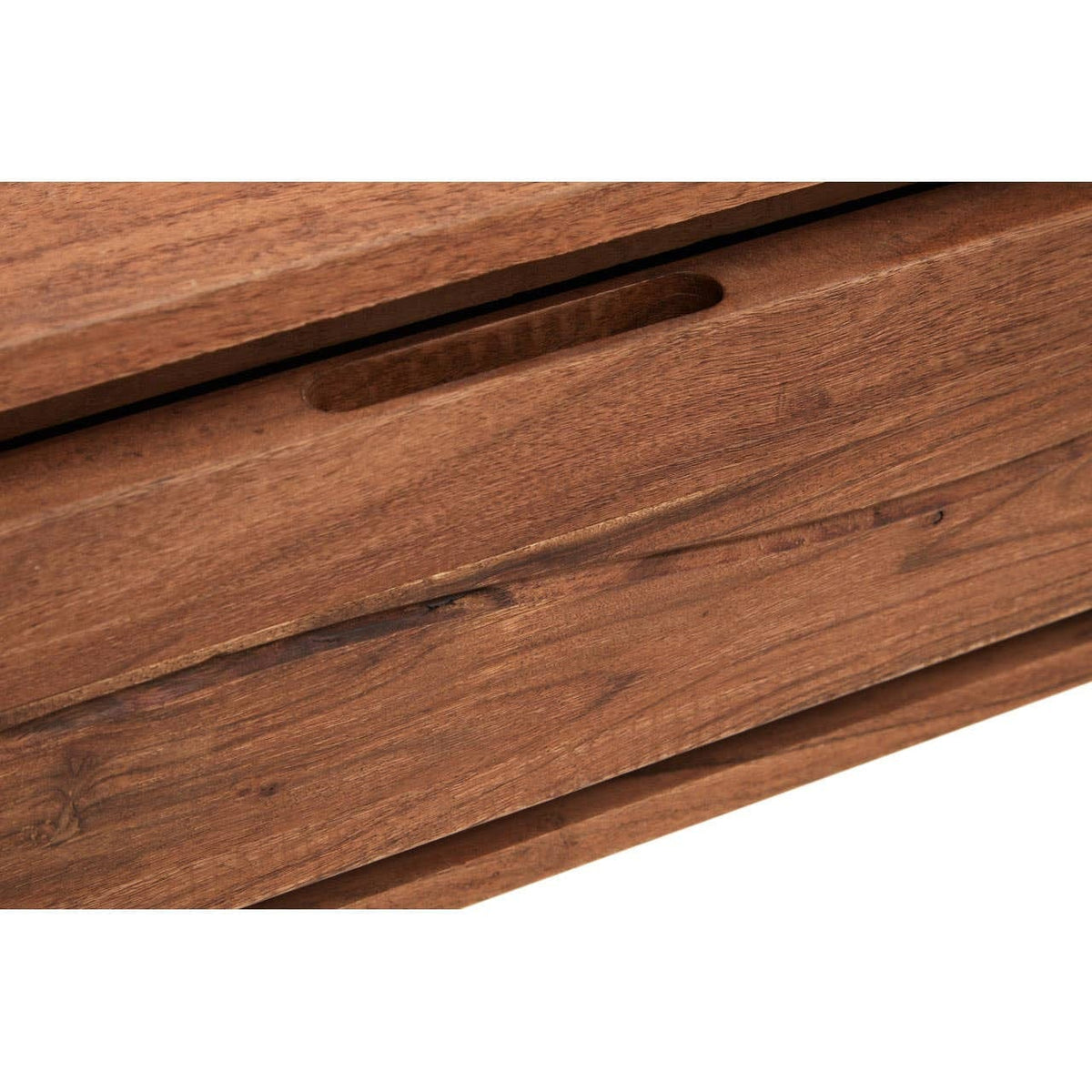 Hamilton Interiors Living Simla Acacia Wood Two Drawer Console Table House of Isabella UK