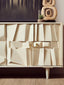 Hamilton Interiors Living Sita Four Door Whitewash Mango Wood Abstract Sideboard House of Isabella UK