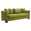 Hamilton Interiors Living Sofia Moss Green Velvet 3 Seater Sofa House of Isabella UK