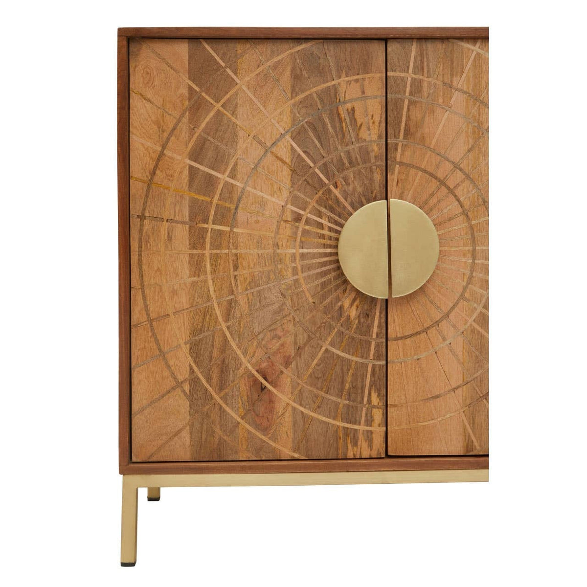 Hamilton Interiors Living Sona Two Door Mango Wood Sideboard House of Isabella UK