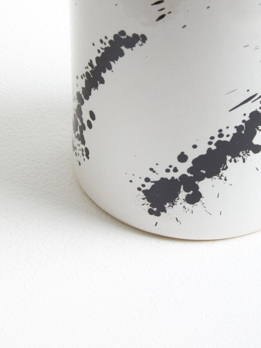 Hamilton Interiors Living Sorrell Small Black And White Ceramic Vase House of Isabella UK