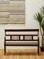Hamilton Interiors Living Srina Dark Sheesham Wood Bench House of Isabella UK