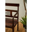 Hamilton Interiors Living Srina Dark Sheesham Wood Bench House of Isabella UK