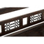 Hamilton Interiors Living Srina Dark Sheesham Wood Bench House of Isabella UK