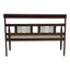Hamilton Interiors Living Srina Dark Sheesham Wood Bench House of Isabella UK