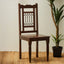 Hamilton Interiors Living Srina Dark Sheesham Wood Dining Chair House of Isabella UK