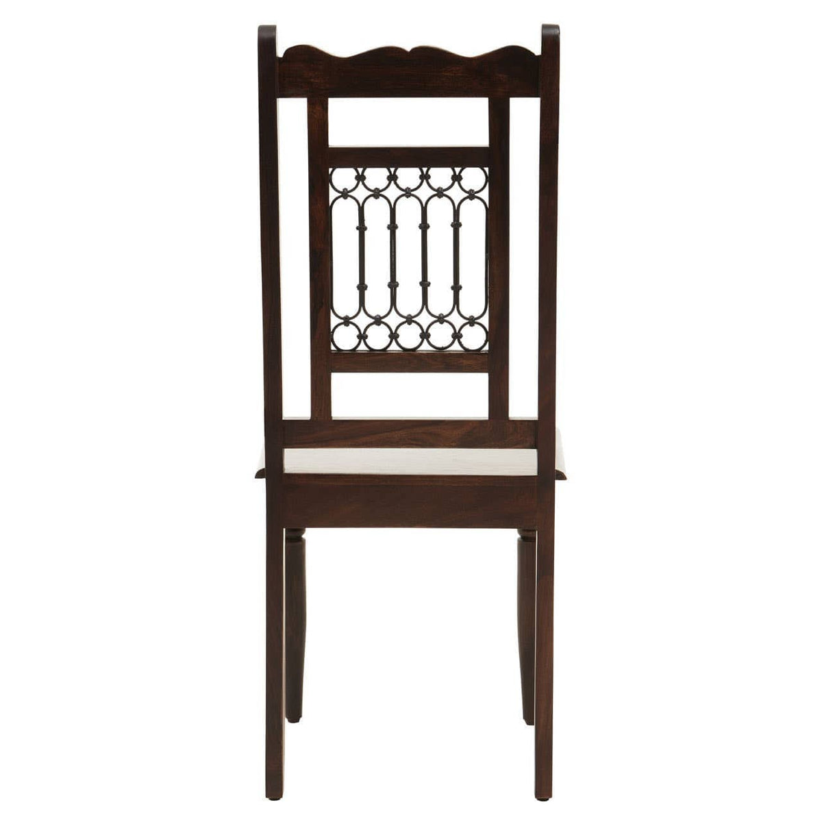 Hamilton Interiors Living Srina Dark Sheesham Wood Dining Chair House of Isabella UK