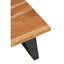 Hamilton Interiors Living Surax Acacia Wood with Black Legs Side Table House of Isabella UK