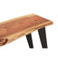 Hamilton Interiors Living Surax Acacia Wood with Live Edge Bench House of Isabella UK