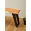 Hamilton Interiors Living Surax Acacia Wood with Live Edge Bench House of Isabella UK