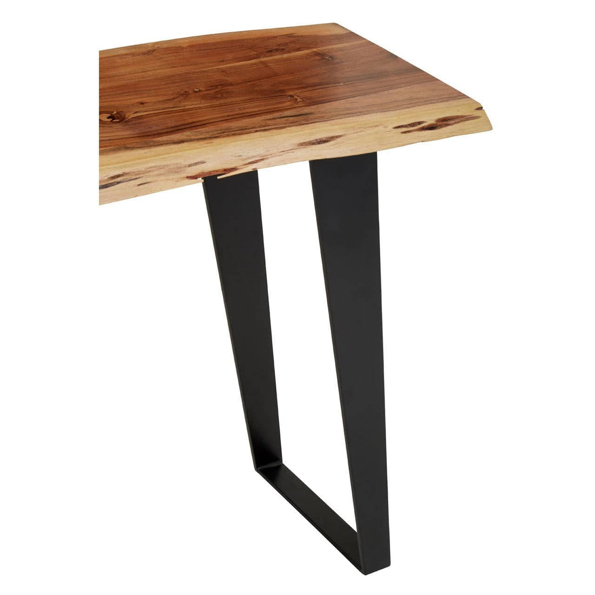 Hamilton Interiors Living Surax Acacia Wood with Live Edge Console Table House of Isabella UK