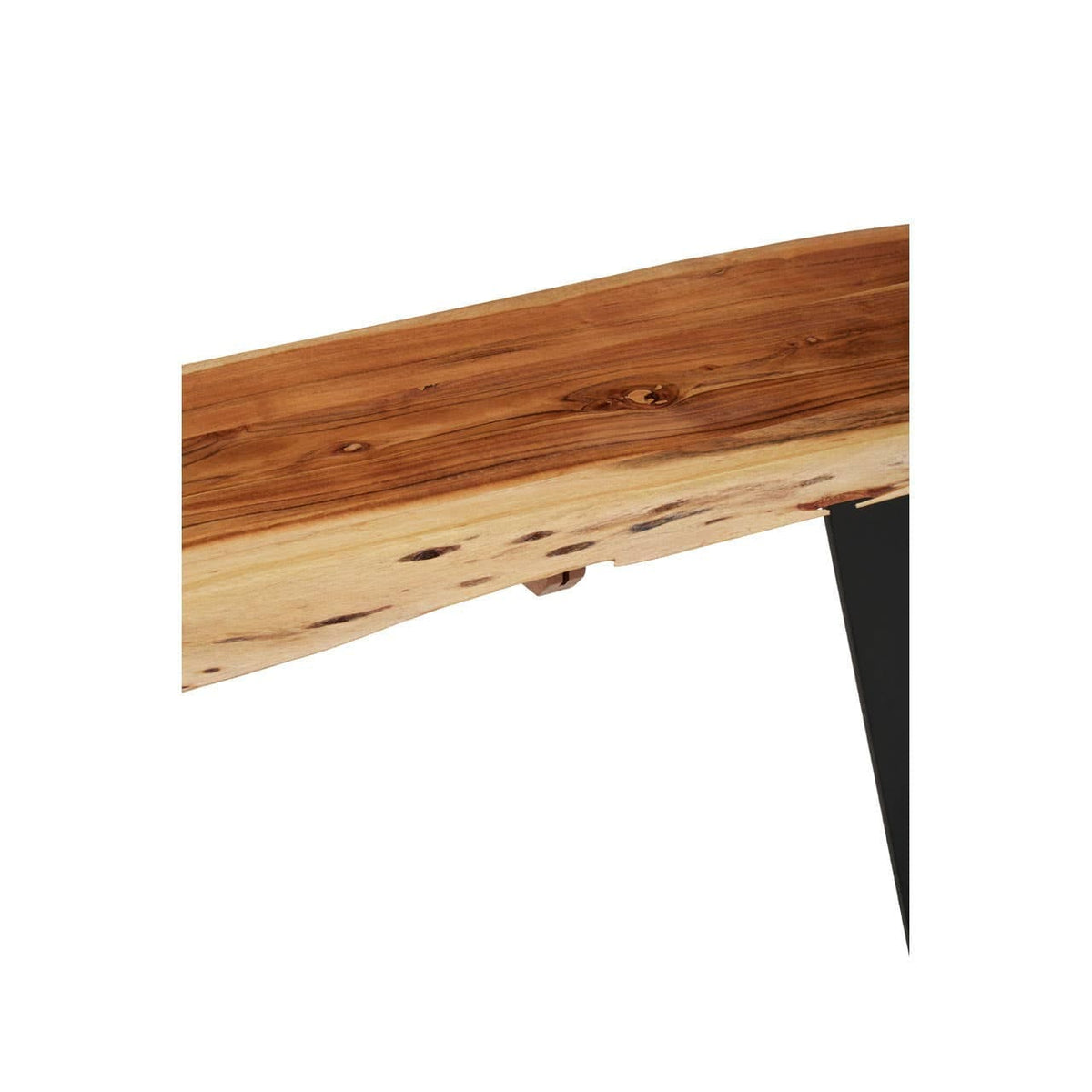 Hamilton Interiors Living Surax Acacia Wood with Live Edge Console Table House of Isabella UK