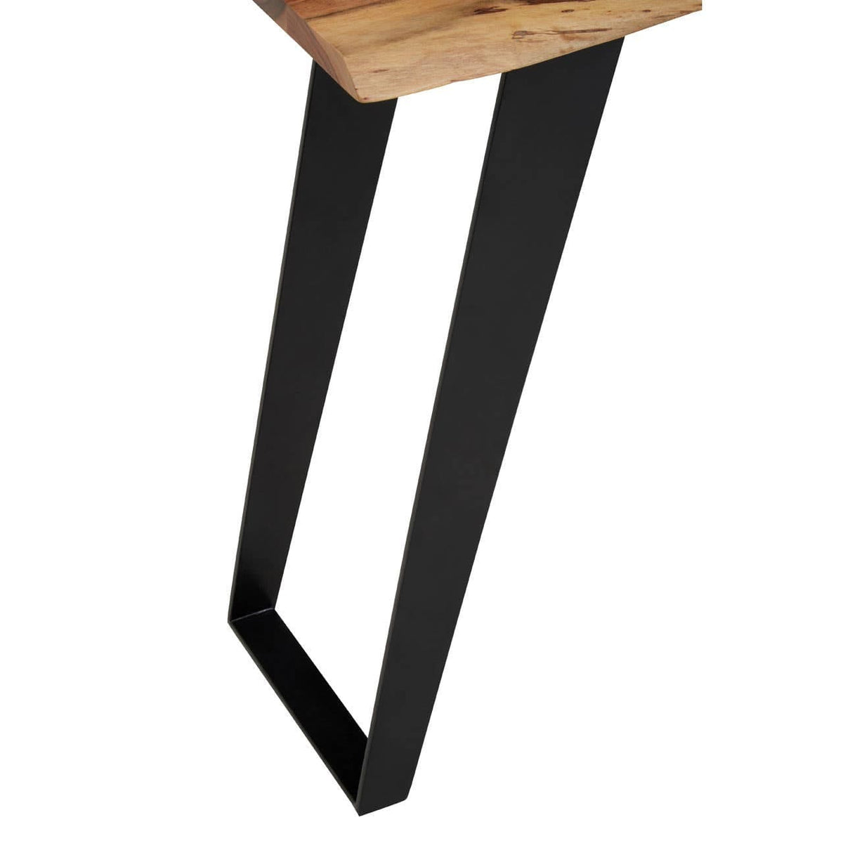 Hamilton Interiors Living Surax Acacia Wood with Live Edge Console Table House of Isabella UK