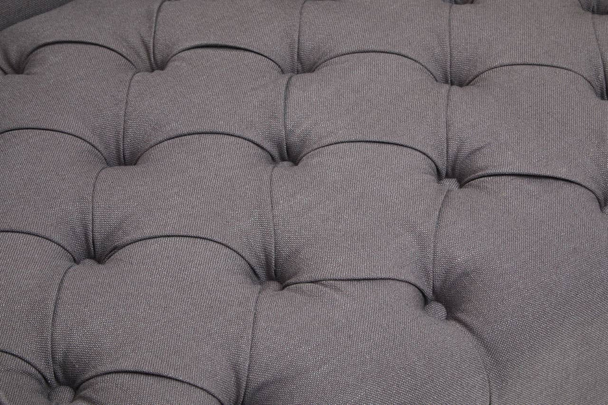Hamilton Interiors Living Surina 2 Seat Grey Fabric Sofa House of Isabella UK
