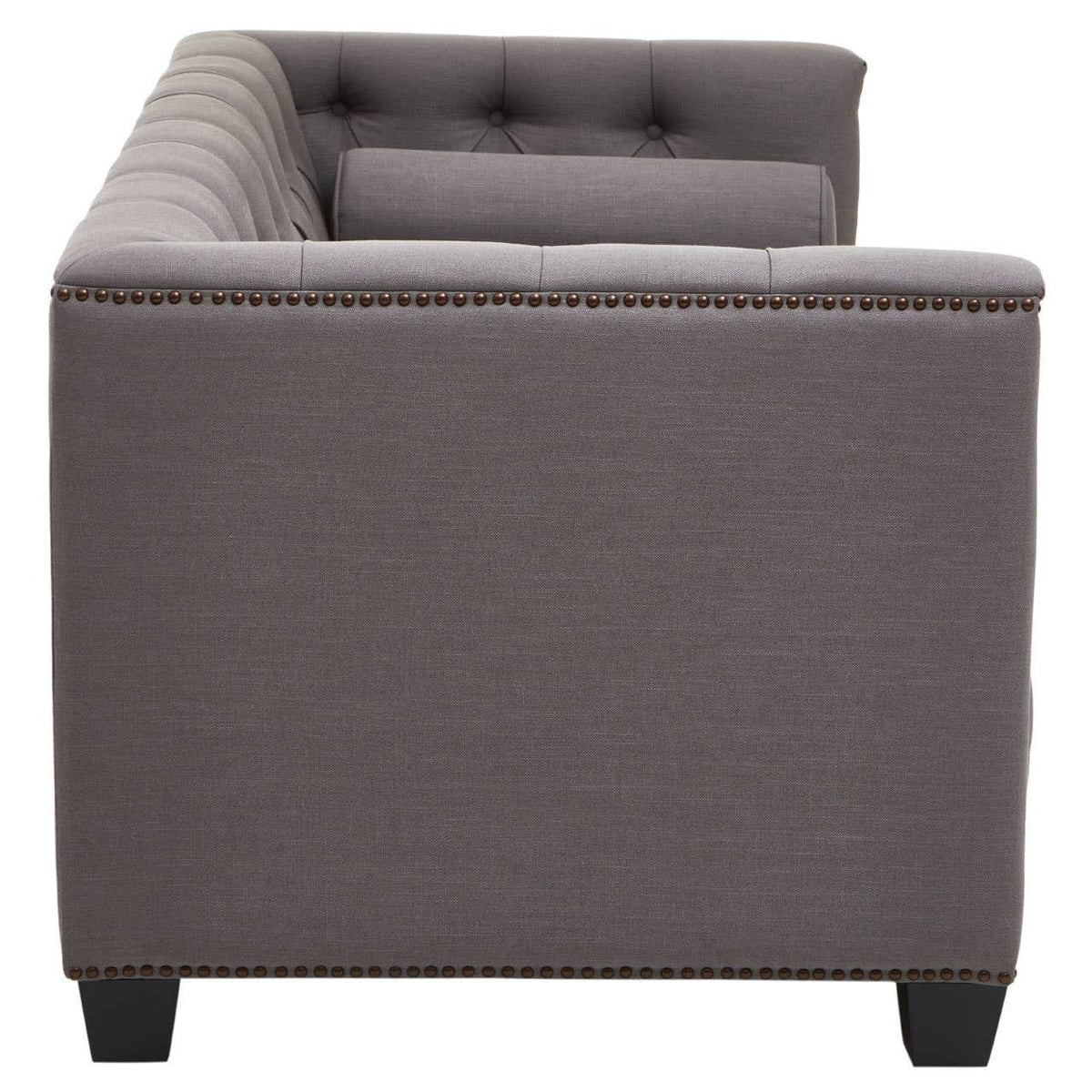 Hamilton Interiors Living Surina 2 Seat Grey Fabric Sofa House of Isabella UK