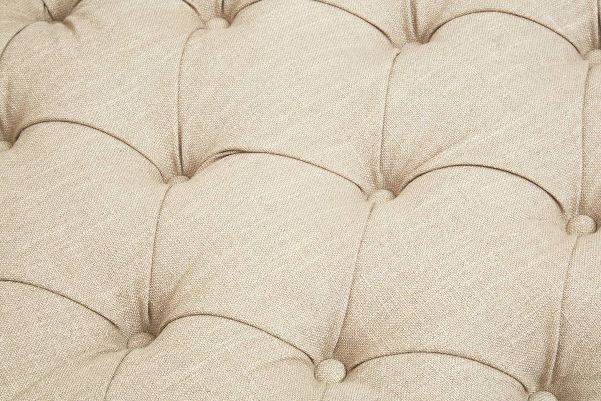 Hamilton Interiors Living Surina 3 Seat Stone Fabric Sofa House of Isabella UK