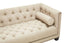 Hamilton Interiors Living Surina 3 Seat Stone Fabric Sofa House of Isabella UK