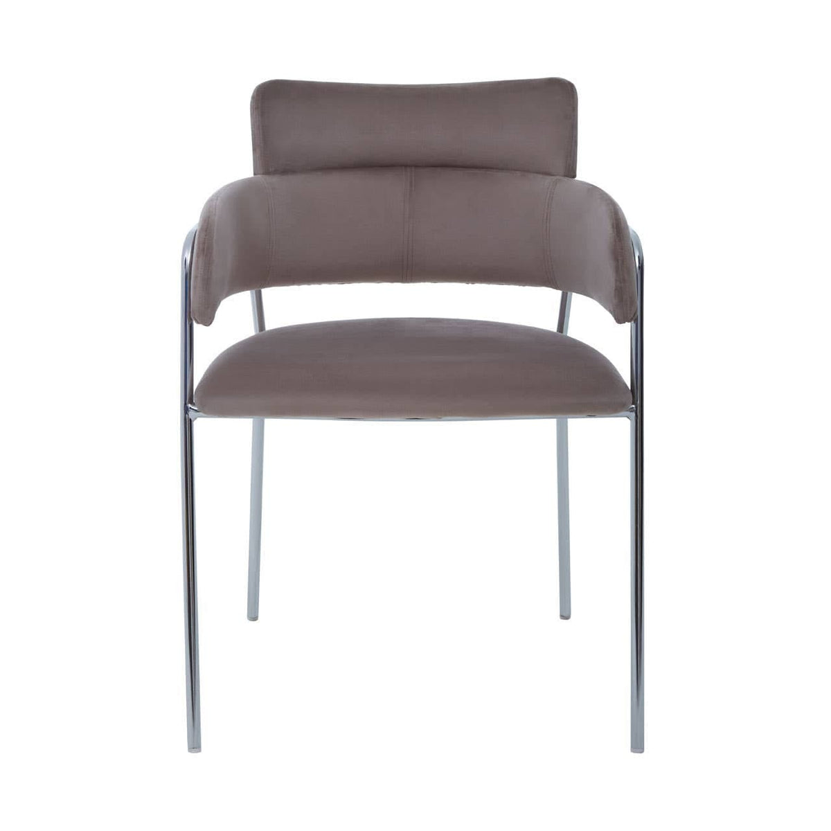 Hamilton Interiors Living Tamzin Mink Velvet Dining Chair House of Isabella UK