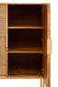 Hamilton Interiors Living Teora Paper Rope Detail Two Door Mango Wood Cabinet House of Isabella UK