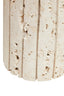 Hamilton Interiors Living Tibor Travertine Ribbed Vase House of Isabella UK