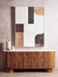 Hamilton Interiors Living Tibor Travertine Ribbed Vase House of Isabella UK