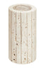 Hamilton Interiors Living Tibor Travertine Ribbed Vase House of Isabella UK