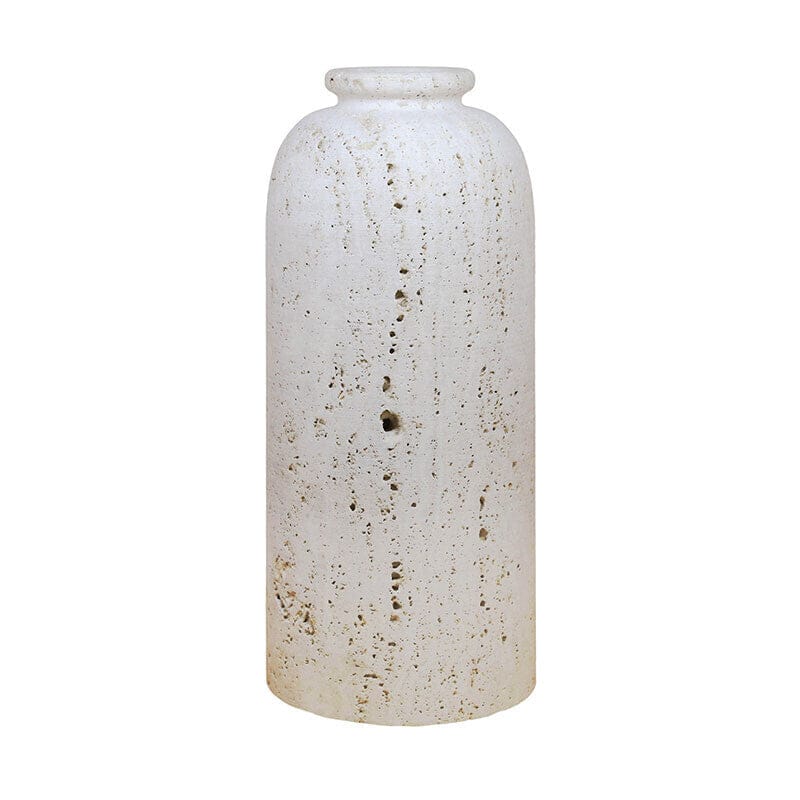 Hamilton Interiors Living Tibor Travertine Tall Vase House of Isabella UK