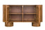 Hamilton Interiors Living Torcino Marble and Carved Mango Wood  Two Door Sideboard House of Isabella UK