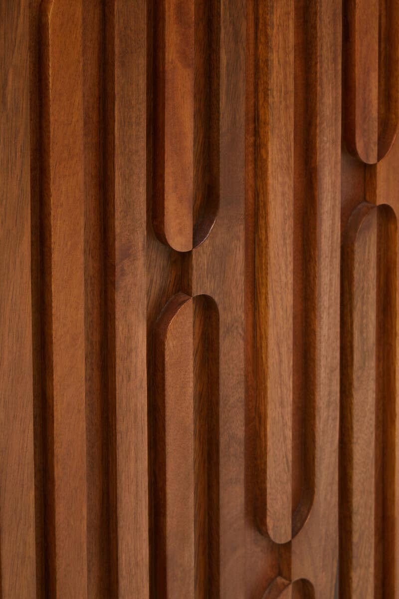 Hamilton Interiors Living Torcino Two Door Brown Mango Wood Cabinet House of Isabella UK