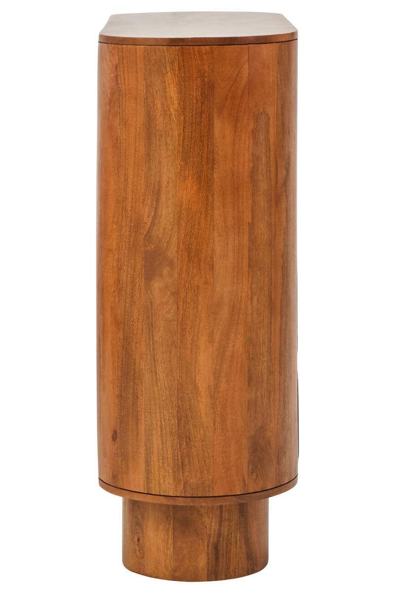 Hamilton Interiors Living Torcino Two Door Brown Mango Wood Cabinet House of Isabella UK