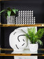 Hamilton Interiors Living Tundra Black And White Vase House of Isabella UK