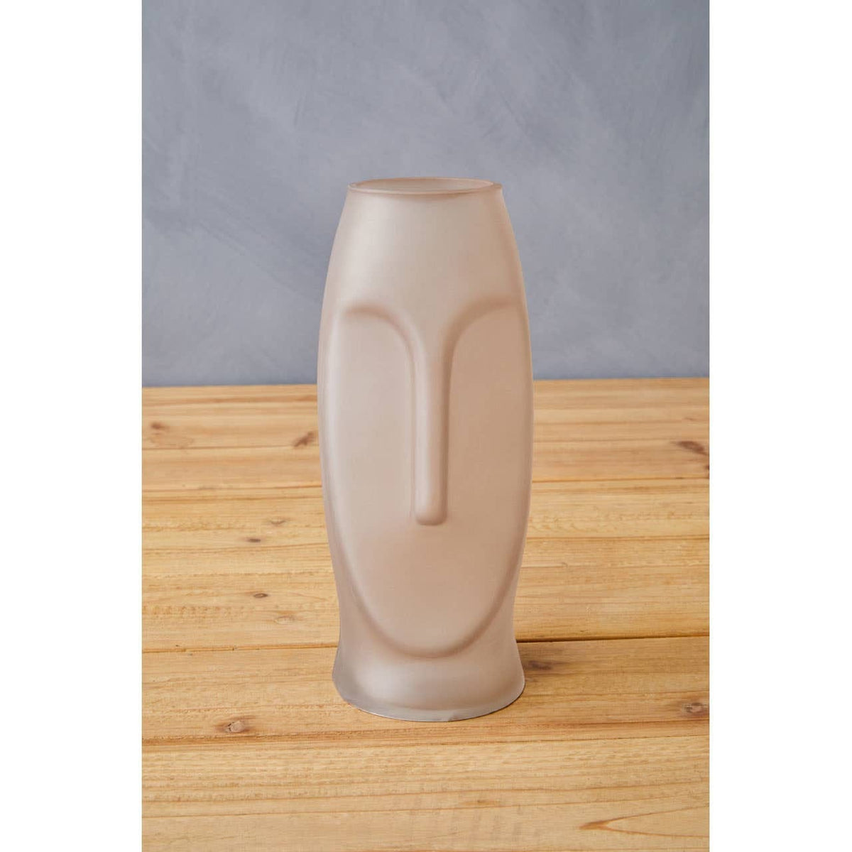 Hamilton Interiors Living Viso Grey Small Face Design Vase House of Isabella UK