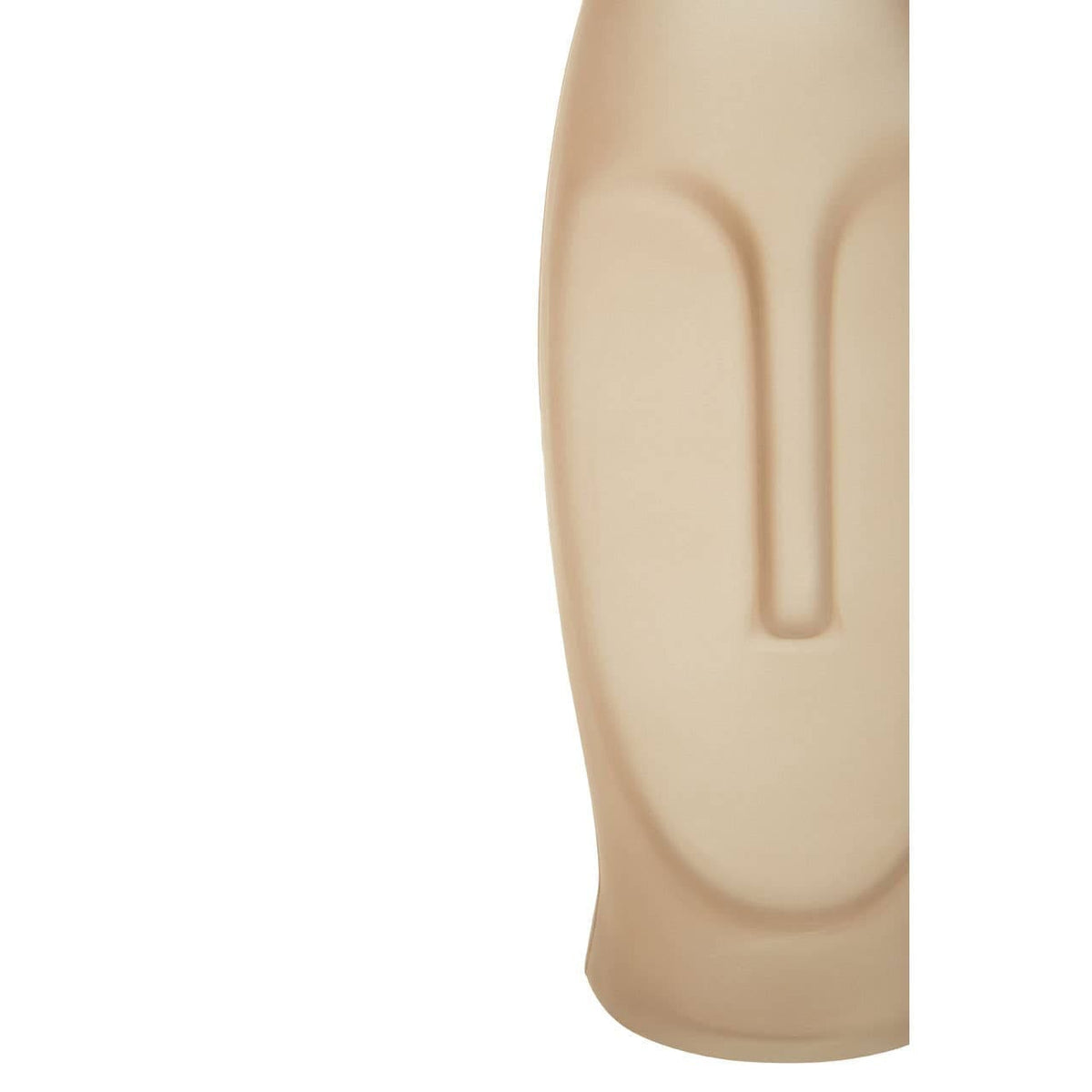 Hamilton Interiors Living Viso Grey Small Face Design Vase House of Isabella UK