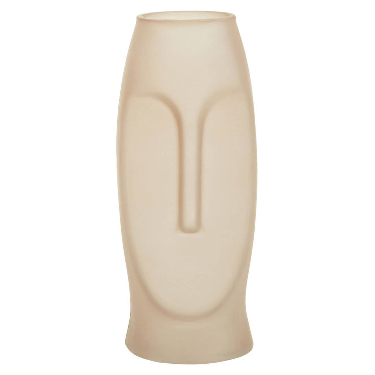 Hamilton Interiors Living Viso Grey Small Face Design Vase House of Isabella UK