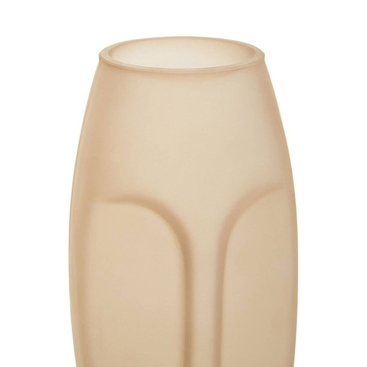 Hamilton Interiors Living Viso Grey Small Face Design Vase House of Isabella UK