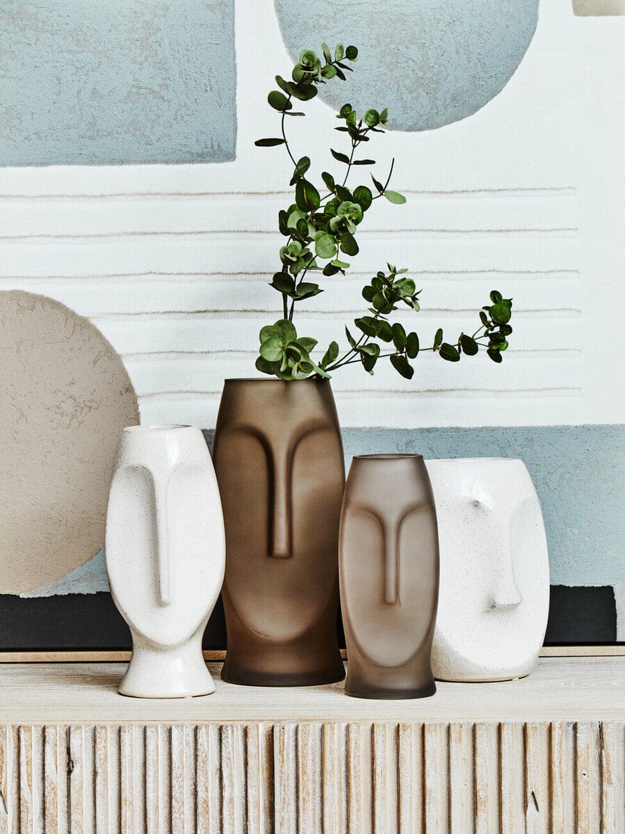 Hamilton Interiors Living Viso Large Face Design Vase House of Isabella UK