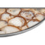 Hamilton Interiors Living Vita Half Moon Console Table with White Agate Top House of Isabella UK