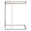 Hamilton Interiors Living Vita White And Silver Agate Side Table House of Isabella UK