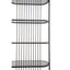 Hamilton Interiors Living Vogue Five Tier Black Shelf Unit House of Isabella UK