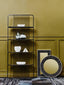 Hamilton Interiors Living Vogue Five Tier Black Shelf Unit House of Isabella UK