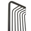 Hamilton Interiors Living Vogue Five Tier Black Shelf Unit House of Isabella UK