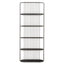 Hamilton Interiors Living Vogue Five Tier Black Shelf Unit House of Isabella UK