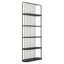 Hamilton Interiors Living Vogue Five Tier Black Shelf Unit House of Isabella UK