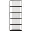 Hamilton Interiors Living Vogue Five Tier Black Shelf Unit House of Isabella UK