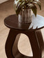 Hamilton Interiors Living Walsa Black Finish Mango Wood Accent Table House of Isabella UK