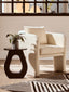 Hamilton Interiors Living Walsa Black Finish Mango Wood Accent Table House of Isabella UK