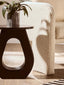 Hamilton Interiors Living Walsa Black Finish Mango Wood Accent Table House of Isabella UK