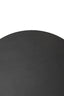Hamilton Interiors Living Walsa Black Finish Mango Wood Circle Column Detail Side Table House of Isabella UK